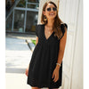 Korte jurk met flared mouwen - Stylish en zeer comfortabel