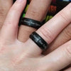 Anello promessa nero