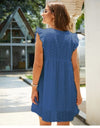 Korte jurk met flared mouwen - Stylish en zeer comfortabel