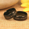 Anello promessa nero