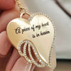 Engel ala cuore collana