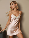 LunaGrace - Elegante camicia da notte con dettagli in pizzo