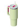 Isolierbecher mit Griff und Strohhalm, 40 oz