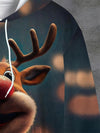 Felpa con cappuccio Rudolph - Calore e stile festivo