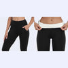 Damen Lammfell Winterleggings