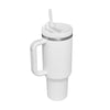 Isolierbecher mit Griff und Strohhalm, 40 oz