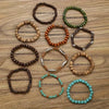 Set di Braccialetti in Legno - Gioielli Fatti a Mano per Ogni Occasione