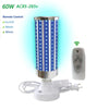 Ultraviolette Germicidale Luce LED UV-C Tubo Luminoso con Telecomando 99% Antibatterico Luce di Sicurezza