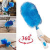360° draaibare elektrische Spin Duster Gemotoriseerde stofdoek met 2 borstels