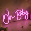 BrightBaby Neon Luce - Decorazione Elegante per Feste e Ambienti Abitativi