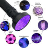 UV Luce ultravioletta 100 LED Torcia BlackLight 395nM Torcia da ispezione
