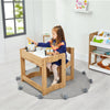 KidSpace - Tavolo da gioco e set di sedie per bambini