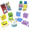 Cubi con Espressioni Facciali | Giocattolo Educativo con Puzzle in Legno