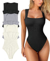 Ärmelloser Bodysuit mit quadratischem Ausschnitt – Elegant & Bequem