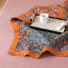 Coperta di cotone a sei strati con motivo blu - TerraLoom