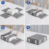 Organizzatore SheetStack - Soluzione per biancheria da letto salvaspazio