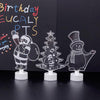 Illuminazione LED colorata per decorazioni natalizie festive