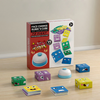 Cubi con Espressioni Facciali | Giocattolo Educativo con Puzzle in Legno