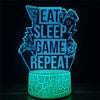 Gamer 3D LED-Lampen