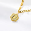 Collana 26 Lettere Maiuscole Acciaio Inossidabile Cavigliera