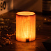 LumiHout - Lampada da tavolo LED con batteria e touch control