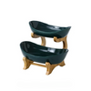 Luxe Servizio di Piatti in Legno – Decorazione da Tavola Elegante