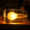 Kubus lampada da tavolo - lampada da design moderna in vetro