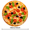 SnackWrap – Zachte Flanellen Deken in Food-Print Design