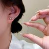 Zeven Ster Diamanten Oorbellen - Glanzende Elegantie