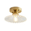 LumiCraft – Lampada da soffitto industriale con paralume in vetro verde
