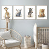 Schattige Canvas Dierenposters – Breng warmte in elke kinderkamer