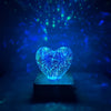 3D Hart Vuurwerk LED Lamp – Romantische Sfeerverlichting