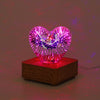 3D Hart Vuurwerk LED Lamp – Romantische Sfeerverlichting