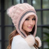 Cappello Invernale Caldo con Pon Pon - Calore Elegante con Protezione per le Orecchie