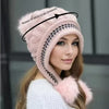 Cappello Invernale Caldo con Pon Pon - Calore Elegante con Protezione per le Orecchie
