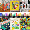Pennarelli Acrilici a Doppia Punta - Espressione Creativa, Colori Versatili