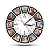 MemoryTime – Orologio da parete collage fotografico con foto personali