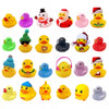 24 stuks kerst badkuip eendjes adventkalender