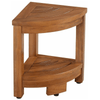 Premium angolo doccia in teak di legno di teak