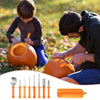 Set di coltelli per zucca in acciaio inox