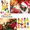 24 stuks kerst badkuip eendjes adventkalender