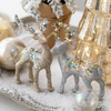 GlitterDeer Hert Ornament - Sprankelende elegantie voor je kerstdecoraties