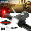 Set di luci ricaricabili per bicicletta
