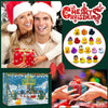 24 stuks kerst badkuip eendjes adventkalender