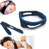 Neoprene Anti-Russare Stop Russare Fascia Sotto il Mento Supporto Lombare Anti Apnea (nero)