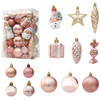 Kerstboomdecoratie Set – Unieke Ornamenten voor een Magische Kerst