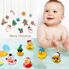 24 stuks kerst badkuip eendjes adventkalender