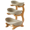 Luxe Servizio di Piatti in Legno – Decorazione da Tavola Elegante
