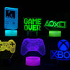 Gamer 3D LED-Lampen
