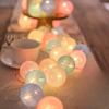GlobeGlow LED Lanterne in Filo di Cotone – Atmosfera Calda per Ogni Occasione